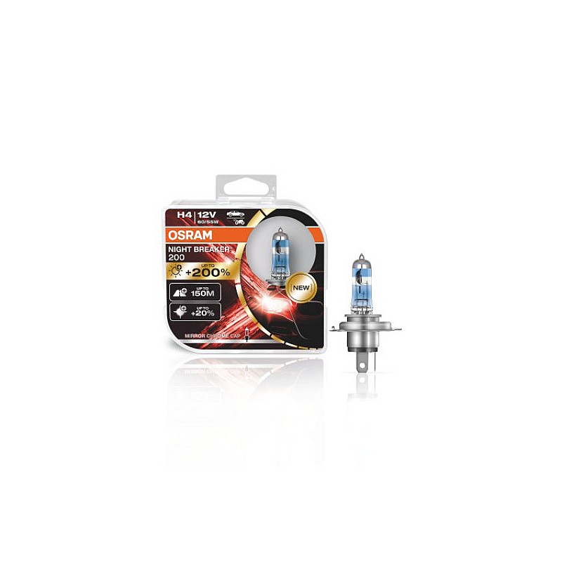 Лампа H4 OSRAM 64193NB200 (Night Breaker +200) Лампа H4 OSRAM 64193NB200 (Night Breaker +200)