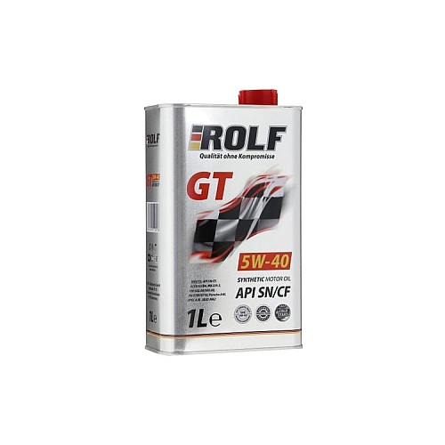 Мотор майы / Масло моторное ROLF GT 5w40 1л. (SN/CF) (жб)