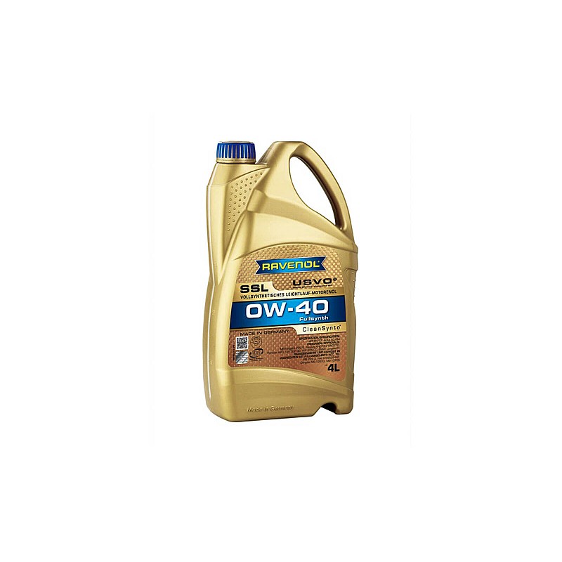 Моторное масло RAVENOL SSL 0w40 4л. Моторное масло RAVENOL SSL 0w40 4л.