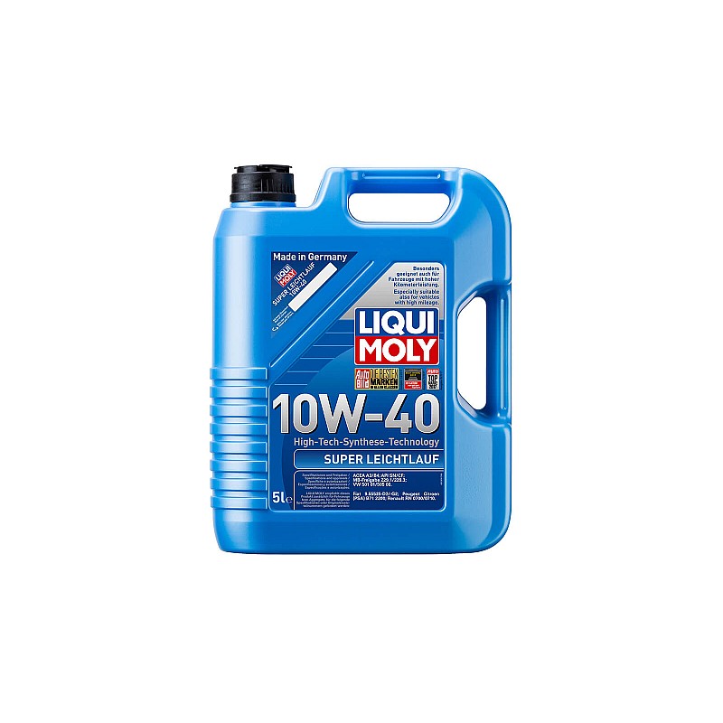 Масло моторное LIQUI MOLY Leichtlauf Super 10w40 5л. (9505) Масло моторное LIQUI MOLY Leichtlauf Super 10w40 5л. (9505)
