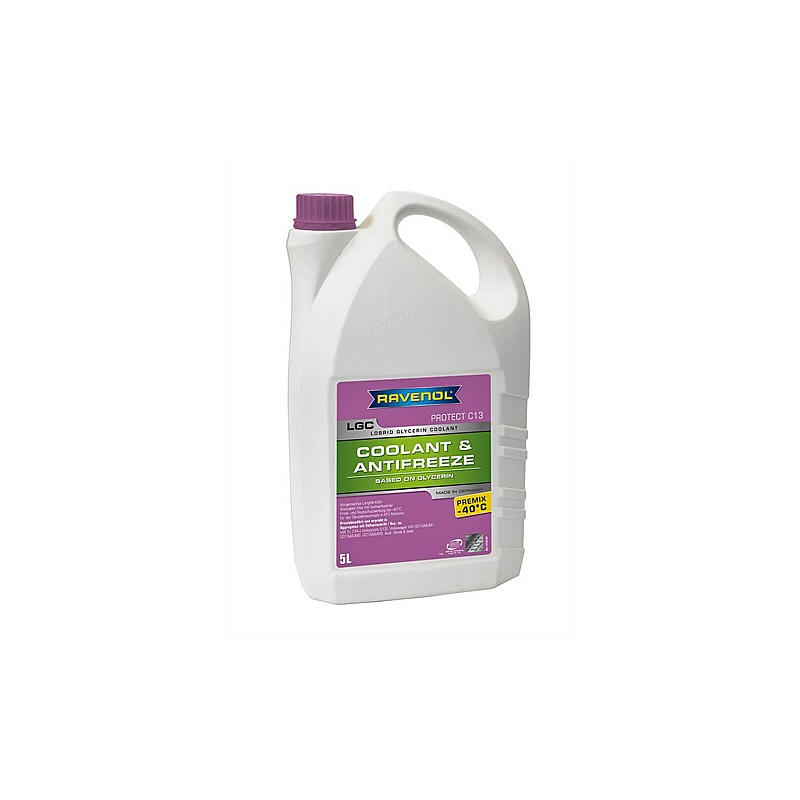 Антифриз RAVENOL LGC Premix -40 (лиловый) 5л. Антифриз RAVENOL LGC Premix -40 (лиловый) 5л.
