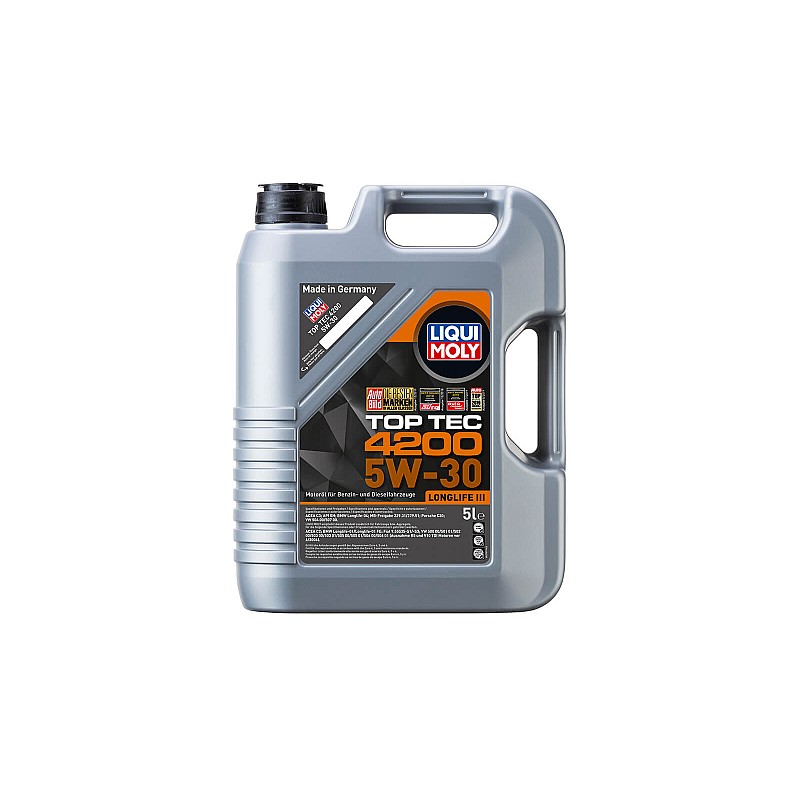 Масло моторное LIQUI MOLY Top Tec 4200 5w30 5л. (8973) (7661) Масло моторное LIQUI MOLY Top Tec 4200 5w30 5л. (8973) (7661)