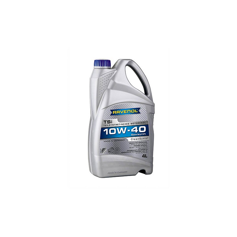 Моторное масло RAVENOL TSI 10w40 4л. Моторное масло RAVENOL TSI 10w40 4л.