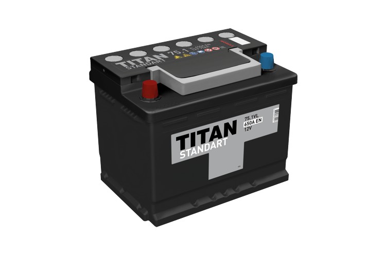 Аккумулятор TITAN Standart 75 (+) (0911) Аккумулятор TITAN Standart 75 (+) (0911)