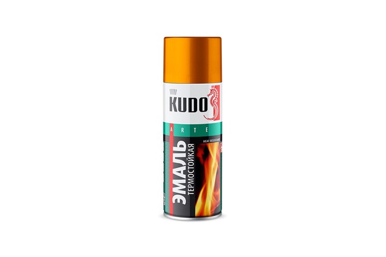 Эмаль термостойкая KUDO KU5007 520мл. (золото) / Ыстыққа төзімді эмаль (алтын) Эмаль термостойкая KUDO KU5007 520мл. (золото) / Ыстыққа төзімді эмаль (алтын)