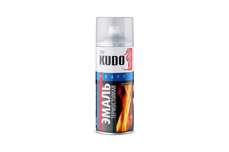 Эмаль термостойкая KUDO KU5005 520мл. (красная) (12шт) / Ыстыққа төзімді эмаль (қызыл) Эмаль термостойкая KUDO KU5005 520мл. (красная) (12шт) / Ыстыққа төзімді эмаль (қызыл)