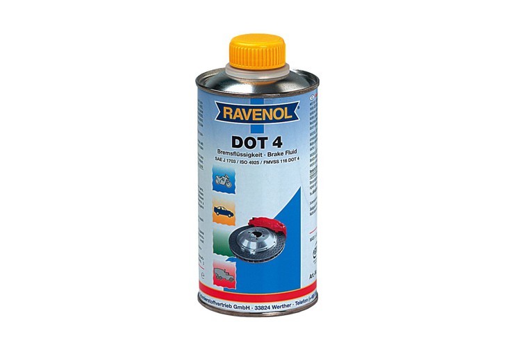 Тормозная жидкость RAVENOL DOT4 500мл. Тормозная жидкость RAVENOL DOT4 500мл.
