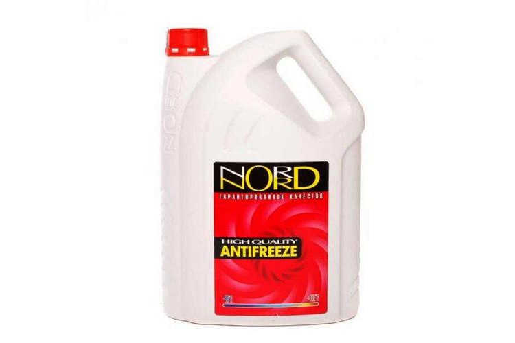 Антифриз NORD красный 10кг. Антифриз NORD красный 10кг.