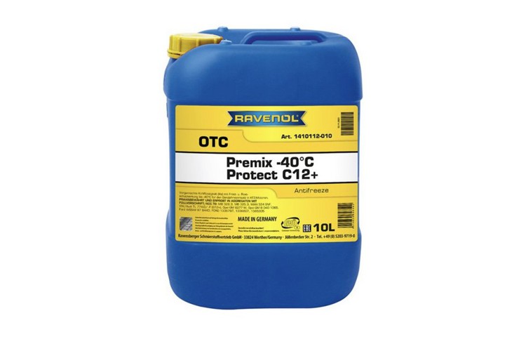 Антифриз RAVENOL OTC Premix -40 10л. (красный) Антифриз RAVENOL OTC Premix -40 10л. (красный)