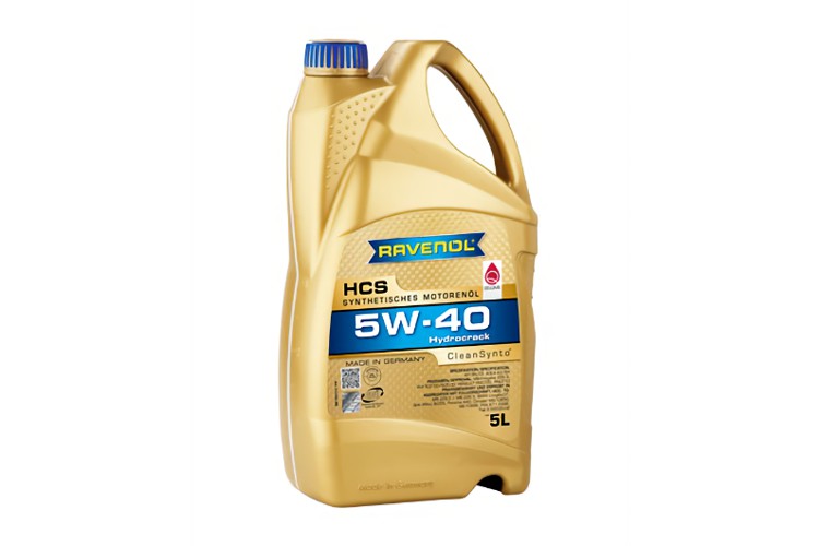 Моторное масло RAVENOL HCS 5w40 5л. Моторное масло RAVENOL HCS 5w40 5л.