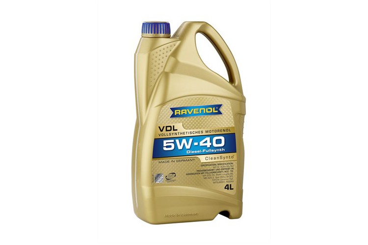 Моторное масло RAVENOL VDL 5w40 4л. Моторное масло RAVENOL VDL 5w40 4л.