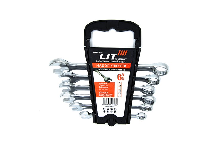 Набор ключей LIT LIT189005, LIT189004 6 предметов (Ledeer Tools) / 6 бөліктен тұратын кілттер жиынтығы