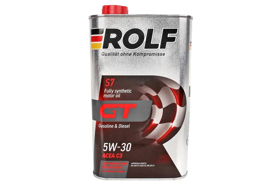 Масло моторное ROLF GT 5W-30 1л. (SN CF жб) Масло моторное ROLF GT 5W-30 1л. (SN CF жб)