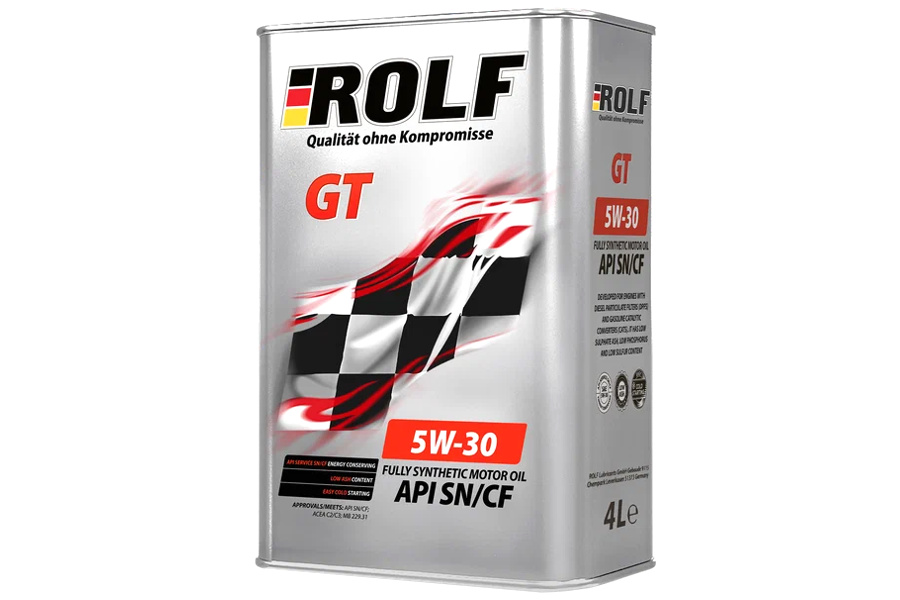 Мотор майы / Масло моторное ROLF GT 5w30 4л.  (GF-6A/SP) (жб)