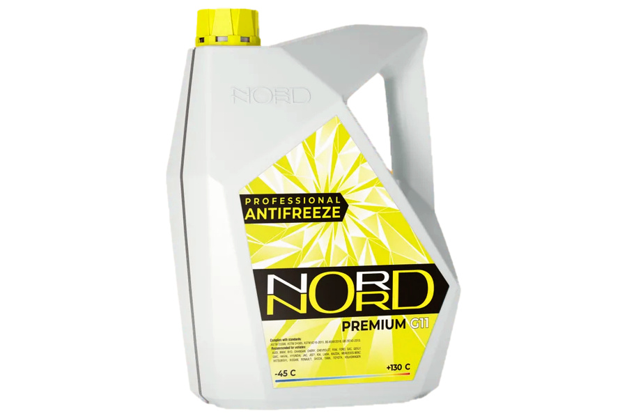Антифриз NORD желтый 10кг.
