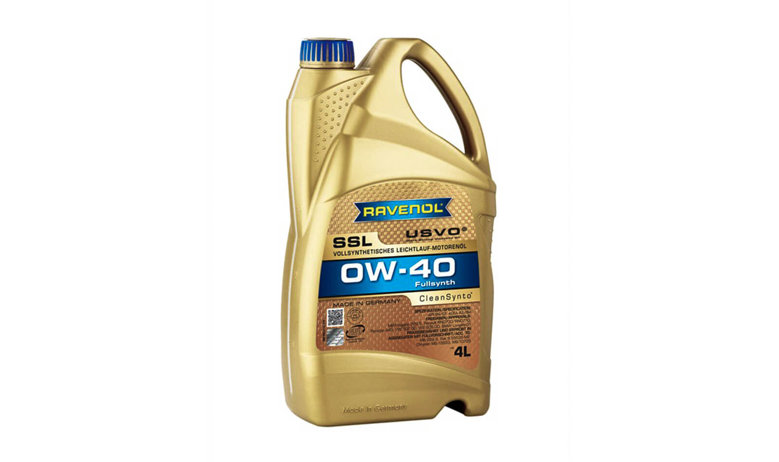 Моторное масло RAVENOL SSL 0w40 4л. Моторное масло RAVENOL SSL 0w40 4л.