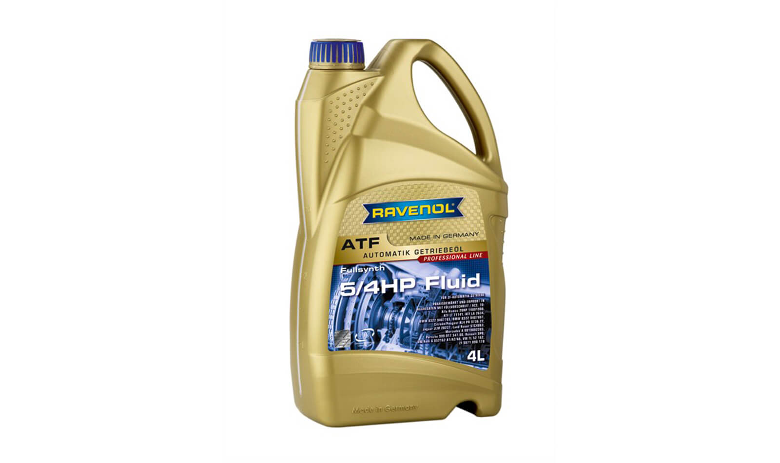Трансмиссионное масло RAVENOL ATF 5/4 HP 4л. Трансмиссионное масло RAVENOL ATF 5/4 HP 4л.