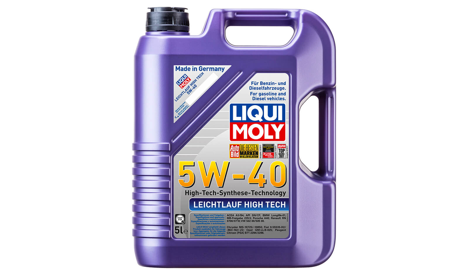 Масло моторное LIQUI MOLY Leichtlauf HC 5w40 5л. (2328)