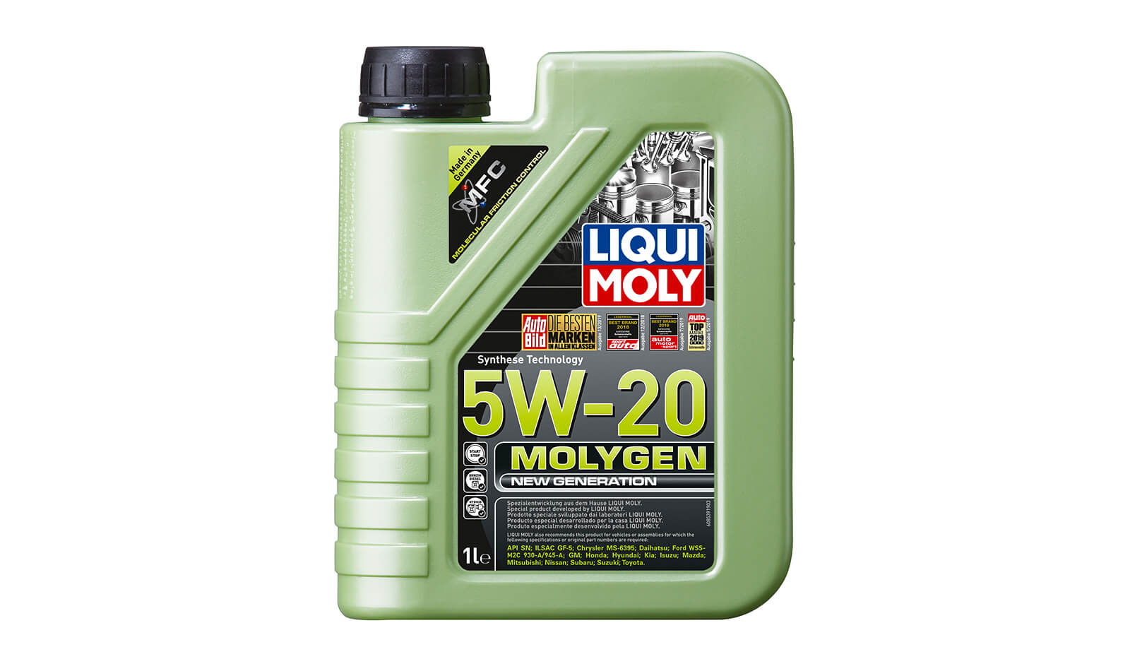 Масло моторное LIQUI MOLY Molygen 5w20 1л. (8539) Масло моторное LIQUI MOLY Molygen 5w20 1л. (8539)