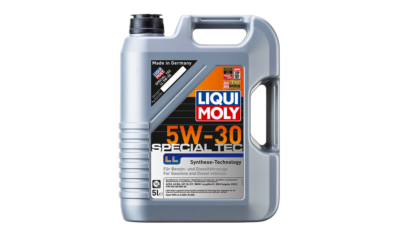 Масло моторное LIQUI MOLY Special Tec LL 5w30 5л. (2448) Масло моторное LIQUI MOLY Special Tec LL 5w30 5л. (2448)