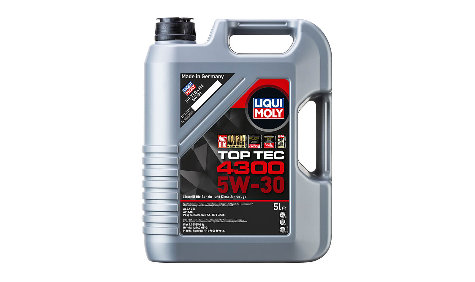 Масло моторное LIQUI MOLY Top Tec 4300 5w30 5л. (2324) Масло моторное LIQUI MOLY Top Tec 4300 5w30 5л. (2324)