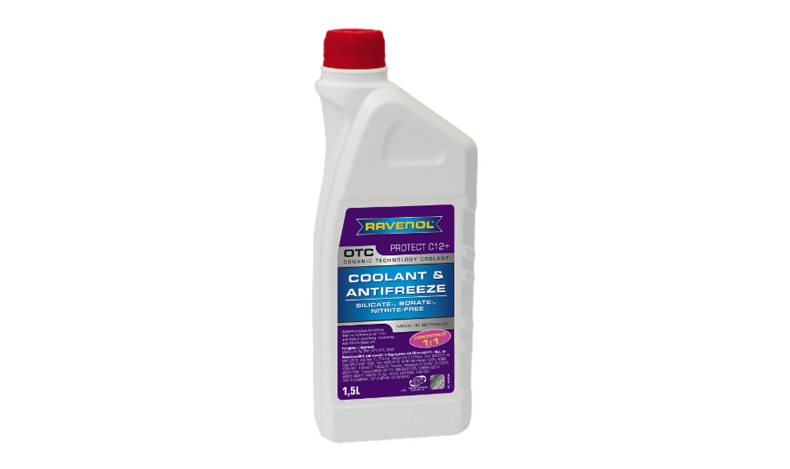 Антифриз RAVENOL OTC Premix -75 1.5л. (концентрат красный) Антифриз RAVENOL OTC Premix -75 1.5л. (концентрат красный)